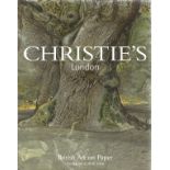 British Art on Paper Christies Catalogue 2000 Softback Book published by Christie, Manson and