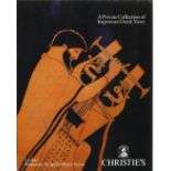A Private Collection of Important Greek Vases Christies Catalogue 1993 Softback Book published by