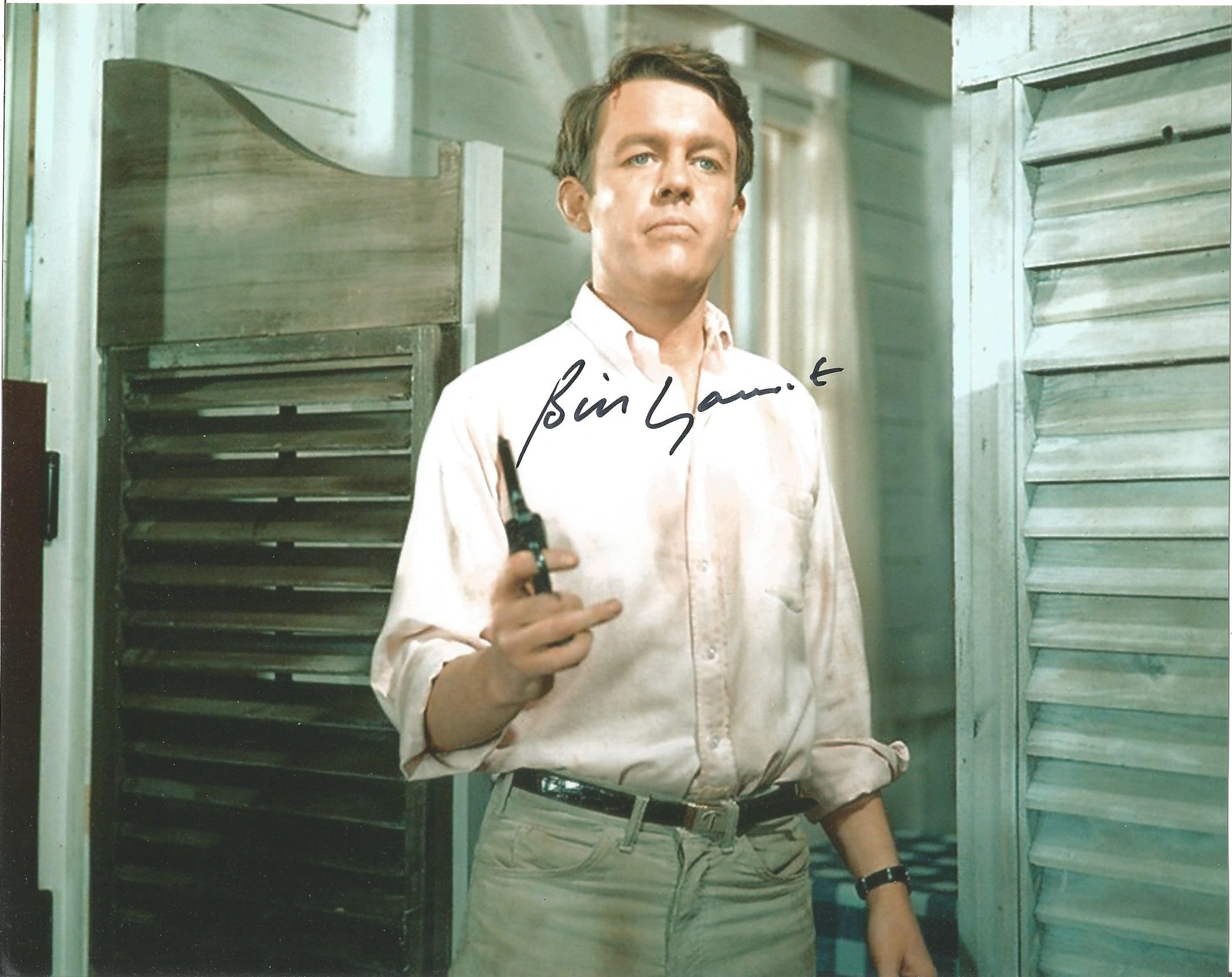William Gaunt 10x8 signed colour photo. William Charles Anthony Gaunt is an English actor. He became