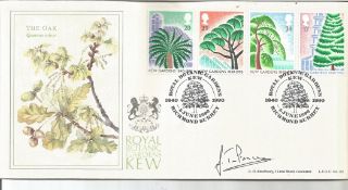 G T Prance Director Kew signed A G Bradbury official LFDC88 FDC to commemorate the Royal Botanic