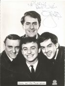 Singer Songwriter Gerry Marsden signed 8x6 black and white image of Gerry and the Pacemakers. Gerard
