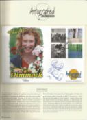 Charlie Dimmock signed Autograph Editions Official FDC Stone and Soil 2000. Set on nice A4