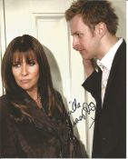 Linda Lusardi signed 10x8 colour image. Image is from Linda's role on British Soap Coronation street