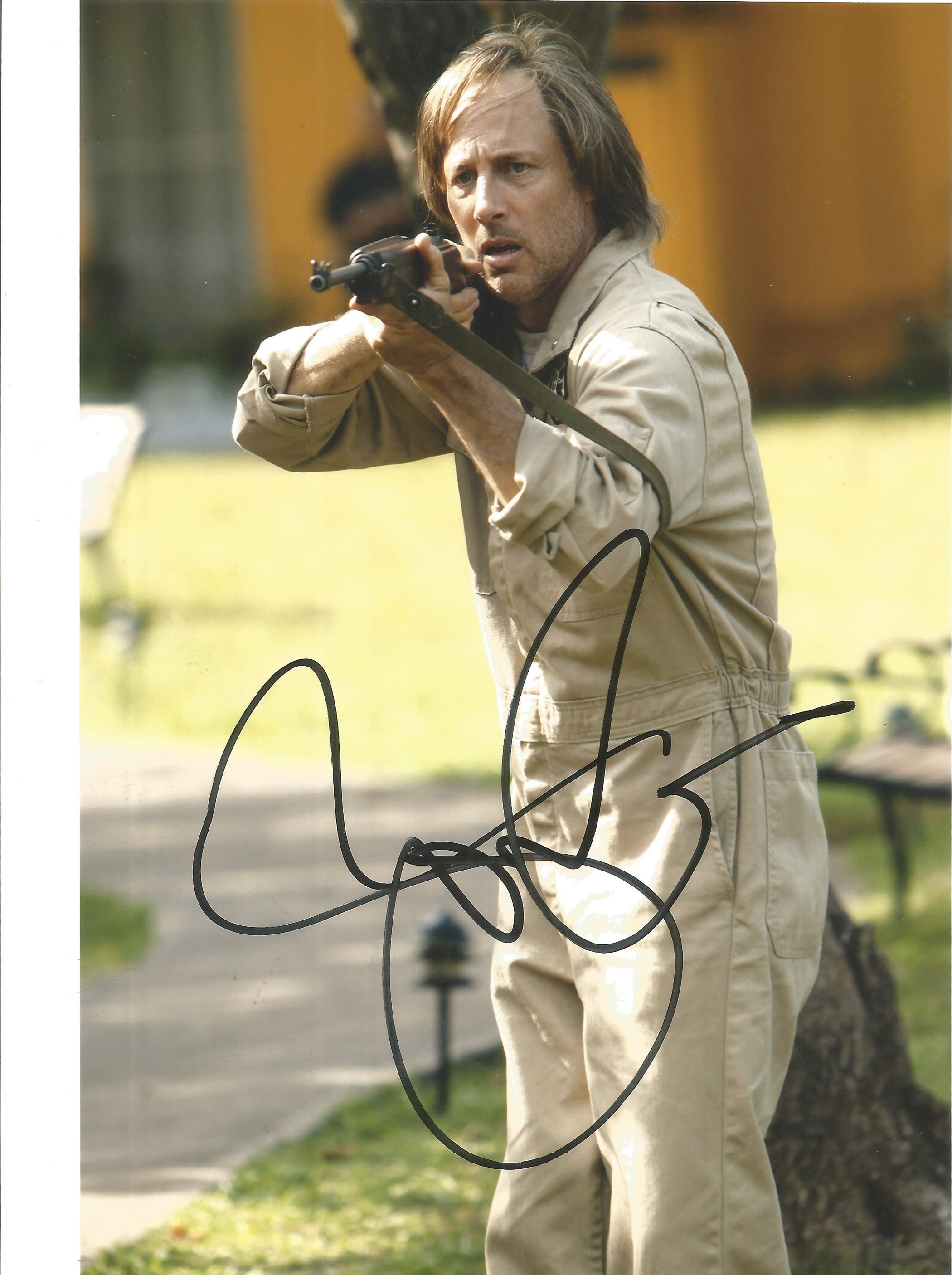 Jon Gries Signed 10 x 8 inch Colour Photo. Good condition. All autographs come with a Certificate of