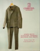 Joseph Beuys Sculpture, Drawings Multiples and Prints Christies Catalogue 1989 published by