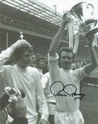 Paul Reaney British football player who played for England and Leeds united. Signed 10x8 black and