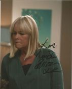 Linda Robson signed colour photo 10 x 8 inch. Linda Patricia Mary Robson is an English actress and