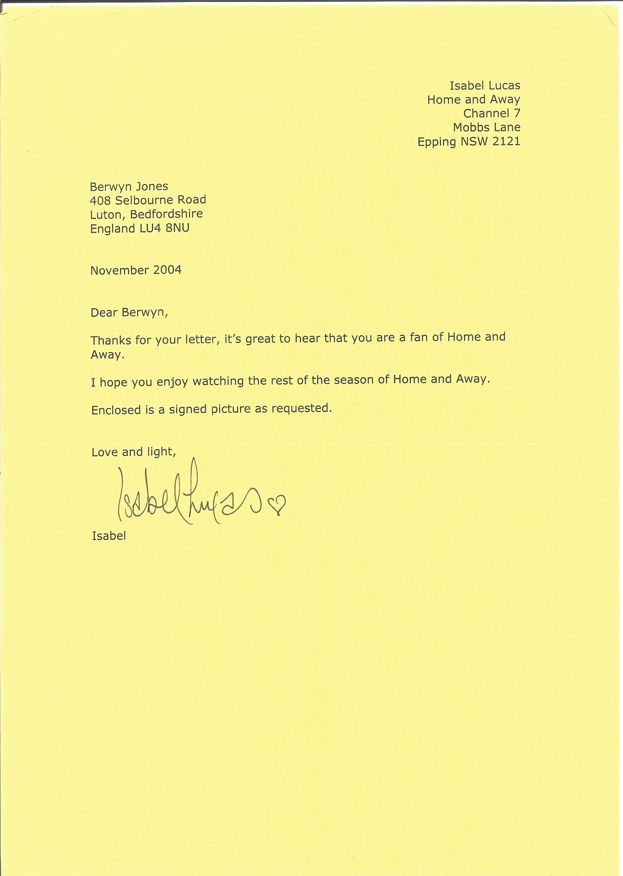 Actor Andrew Larkin Neighbours handwritten signed letter, Actor Bill Tarmey Coronation Street - Image 4 of 6