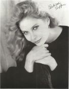 Deborah Raffin actor signed 10 x 8 inch Black And White Photo. Deborah Iona Raffin was an American