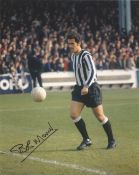 Bob Moncur former Scottish football player who played for Newcastle United in the 1960s. Signed 10x8