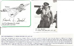 AVM Frank L. Dodd WW2 Pilot Small Signature Piece Cut From A FDC ST133. Good condition. All
