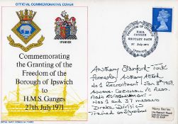 Anthony Stanford Tuck Signed FDC. Official Commemorative Cover. Commemorating the Granting of the