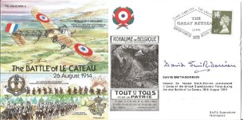 David Smith Dorrien signed FDC The Battle of Cateau 26 August 1914 No. 370 of 500. Flown in