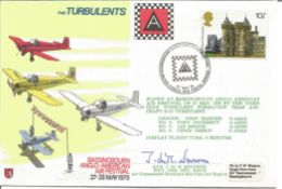 The Turbulents Bassingbourn Anglo American Air Festival 27 28 May 1978 signed RAF cover No 553 of