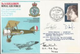 Huw Roberts signed FDC Britain Declares War On Germany 3 September 1939. Flown in Hercules XV191