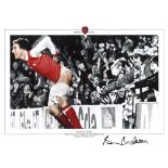 Football, Sammy Nelson signed 16x12 colourised photograph pictured during Arsenal vs. Coventry, 1979
