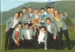 Golf Ross Fisher signed 12x8 Ryder Cup colour photo. Ross Daniel Fisher (born 22 November 1980) is