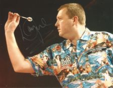 Darts Wayne Hawaii 501 Mardle 10x8 Signed Colour Photo Pictured In Action. Good condition. All