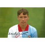 Football Mike Duxbury 12x8 Signed Colour Photo Pictured In Blackburn Rovers Kit. Good condition. All