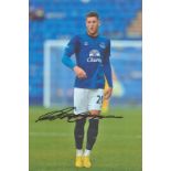 Football, Ross Barkley signed 12x8 colour photograph pictured during his time playing for Everton