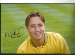 Football Nigel Jemson 12x8 Signed Colour Photo Picturing During His Time With Oxford United. Good