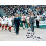 Football Lawrie McMenemy signed 10x8 Southampton colour photo. Lawrence McMenemy MBE (born 26 July