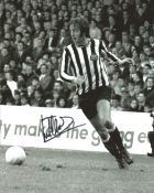 Football Frank Clarke 10x8 Signed B/W Photo Pictured In Action For Newcastle United. Good condition.