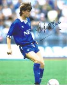 Football Ian Snodin 10x8 signed colour photo pictured in action for Everton. Good condition. All