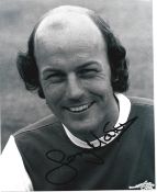 Football. Terry Mancini Signed 10x8 black and white photo. Photo shows Mancini in an Arsenal kit