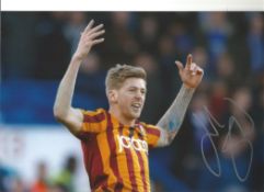 Jon Stead Bradford Signed 12 x 8 inch football photo. Good condition. All autographs come with a