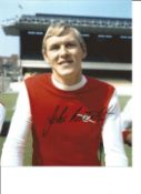 Football John Roberts 10x8 Signed Colour Photo Pictured In Arsenal Kit. Good condition. All