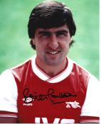 Football. Brian Talbot Signed 10x8 colour photo. Photo shows Talbot in an Arsenal kit in a close