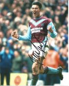 Football Steve Jones 10x8 signed colour photo pictured in action for West Ham United. Good