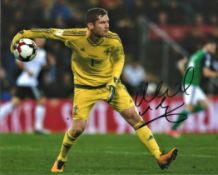 Football Michael McGovern 10x8 signed colour photo. Good condition. All autographs come with a