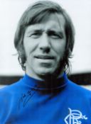 Football. John Gregg Signed 16x12 colour/black and white photo. Photo shows Gregg in a Rangers FC