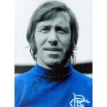 Football. John Gregg Signed 16x12 colour/black and white photo. Photo shows Gregg in a Rangers FC
