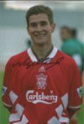 Football Nigel Clough signed Liverpool 12 8 colour photo. Nigel Howard Clough (born 19 March 1966)