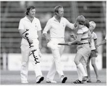 Cricket Dennis Amiss signed 10x8 black and white photo. Good condition. All autographs come with a