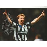 John Beresford Newcastle Signed 12 x 8 inch football photo. Good condition. All autographs come with