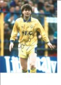 Football Ian Snodin 10x8 Signed Colour Photo Pictured In Action For Everton. Good condition. All