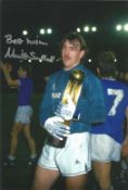 Neville Southall Everton Signed 12 x 8 inch football photo. Good condition. All autographs come with