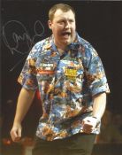 Darts Wayne Hawaii 501 Mardle 10x8 Signed Colour Photo Pictured In Action. Good condition. All