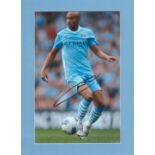 Football Gael Clichy signed 14x11 mounted Manchester City mounted colour photo. Good condition.