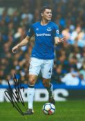 Football Michael Keane signed 12x8 Everton colour photo. Michael Vincent Keane (born 11 January