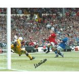 Football Neville Southall 10x8 Signed Colour Photo Pictured Playing For Everton In The FA Cup Final.
