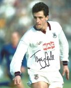 Football Tony Gale 10x8 Signed Colour Photo Pictured In Action For West Ham United. Good