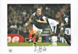 Football Lee Croft signed 16x12 Manchester City photo limited edition 2/75. Good condition. All