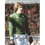 Football Phil Parkes 10x8 inch Signed Colour Photo Pictured In Action For West Ham United. Good