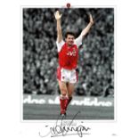 Football, Anders Limpar signed 16x12 colourised promo photograph picturing pleasing the crowd during