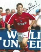 Matt Holland signed 10x8 colour football photo pictured in action for Charlton Athletic. Good